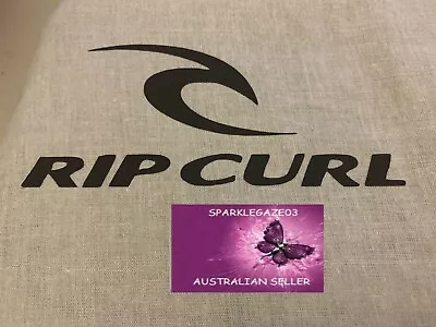 3d Puff Ripcurl Logo Iron On Heat Transfer Vinyl Decal Surfing Beach Sport • $4.99