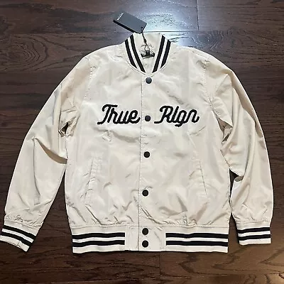 True Religion Mens Nylon Varsity Jacket. Size S. New With Tags. Free Shipping • $105