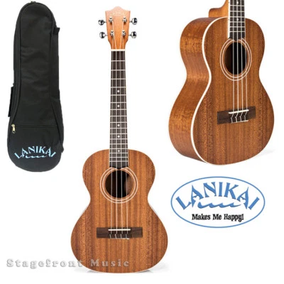 $207 • Buy LANIKAI LMAT MAHOGANY SERIES TENOR UKULELE IN SATIN FINISH W/LANIKAI BAG