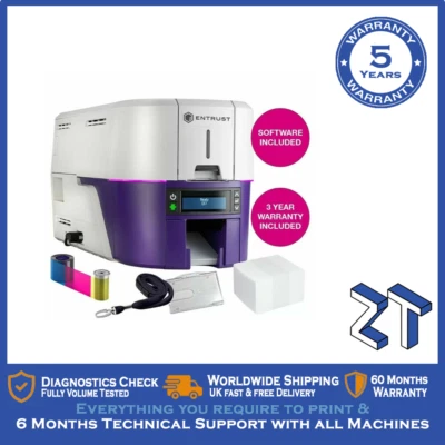 £1419.99 • Buy Entrust Sigma DS1 Simplex ID Card Printer With Starter Pack & Support