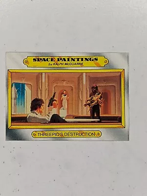 1980 Topps Star Wars The Empire Strikes Back #126 Threepio's Destruction • $1.49