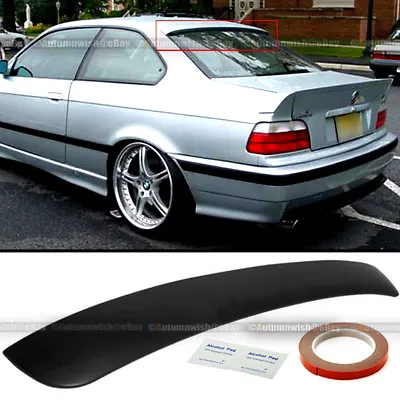 Fit 92-98 BMW 3 Series E36 2DR Unpaited Rear Window Roof Wing Spoiler Visor • $32.99