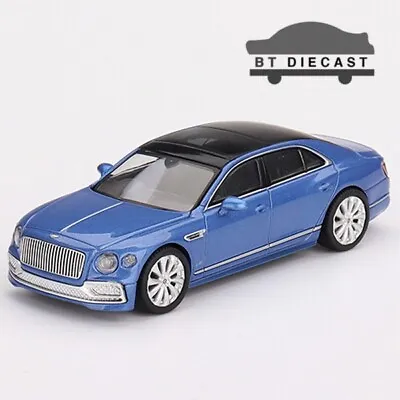 Mini Gt Bentley Continental Flying Spur Neptune 1/64 Diecast Car Blue Mgt00351 • $12.99