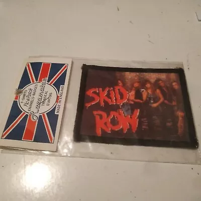 Vintage   SKID ROW     Unused  80s PATCH     Heavy Metal   • $17.99