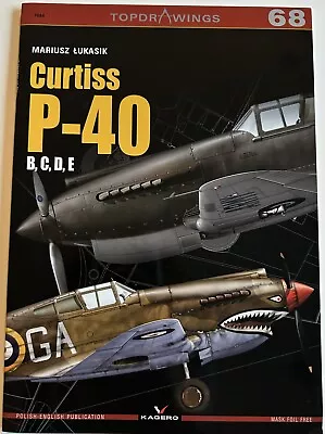 Kagero 7068 Curtiss P-40 BCDE Top Drawings By Mariusz Lukasik • $16