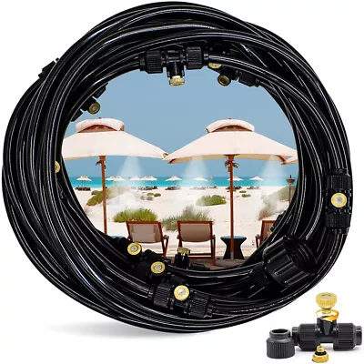 20-66ft Outdoor Misting Cooling System Garden Irrigation Water Mister Nozzles • $12.59
