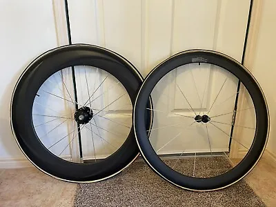 Carbon Fibre Track Bicycle Wheelset Bike Wheels Wheel Tubeless • $500