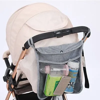 $12.76 • Buy Baby Stroller Bag Hanging Net Umbrella Storage Bag Pocket Cup Holder Organizer