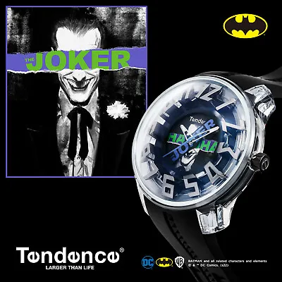 TENDENCE DC BATMAN Gulliver Men's Black Quartz TY023016 Watch With Novelty • $315