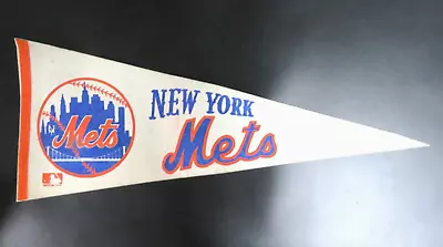 Vintage 1969 NEW YORK METS MLB Baseball Pennant Full Size 30  • $24.95