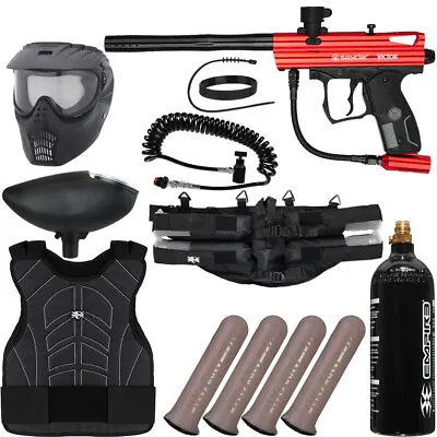 New Spyder Victor Light Gunner Paintball Gun Package Kit - Red • $204.60