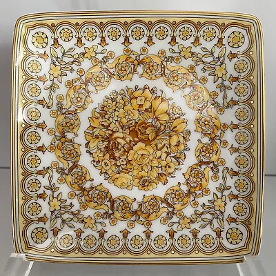 VERSACE Tribute Baroque CANAPE SQUARE DISH 4.75  NEW  Rosenthal Tray Bowl 12 Cm • $49