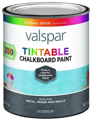 Valspar Tintable Chalkboard Paint Tint Base #68008 (29 Oz) - Brand New • $29.99