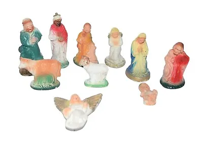 Vintage Nativity Scene Figures Miscellaneous Plaster • $9.99