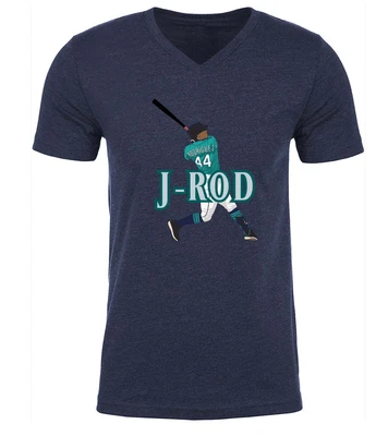 $20.99 • Buy MENS V-NECK Julio Rodriguez Seattle Mariners J-Rod Shirt