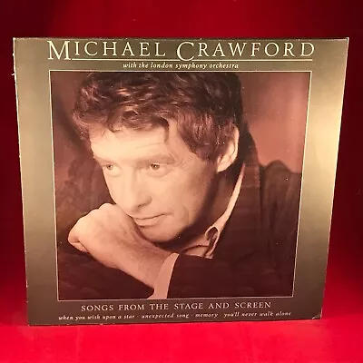 MICHAEL CRAWFORD Songs From The Stage & Screen 1987 UK Vinyl LP + INNER B • £6.84