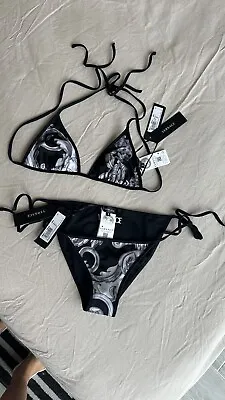 Versace Two-Piece Bikini Swimsuit Size S SMALL New Designer Swimwear • $175