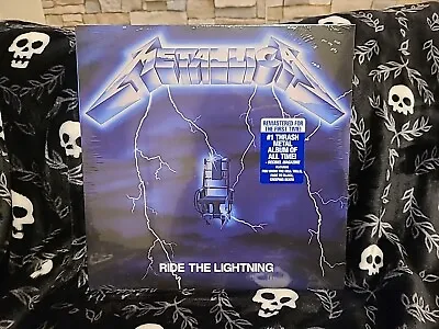 METALLICA RIDE THE LIGHTNING [LP] *FREE SHIPPING!  BLACK Vinyl! • $23.69