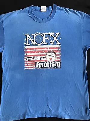NOFX War On Errorism Shirt Rancid Bad Religion FAT  • £0.86