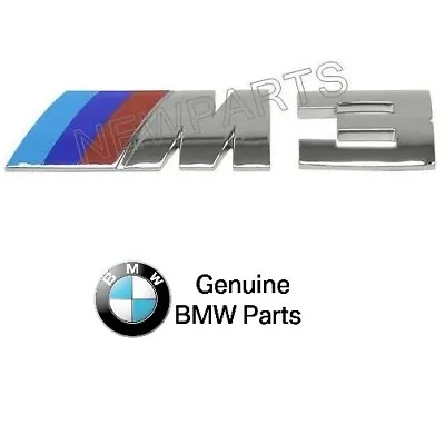 For BMW GENUINE E46 M3 Coupe Convertible 01-06 Trunk Lid Emblem  M3  • $58.93