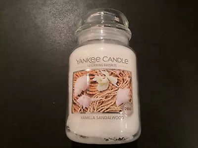 Yankee Candle Vanilla Sandalwood Large Jar Candle 22 Ounces • £31.63