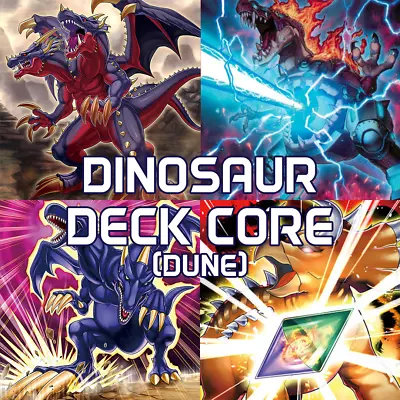 YuGiOh Dinosaur DUNE Deck Core Bundle 21 Cards • £5.95