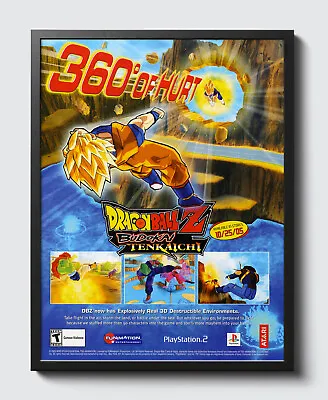 Dragon Ball Z Budokai Tenkaichi PS2 Glossy Promo Poster Print Unframed G1508 • $22.98