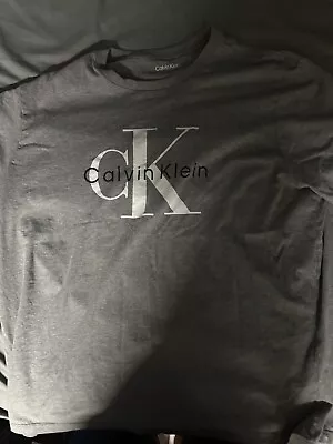 Calvin Klein Monogram Logo Crewneck T-Shirt T-Shirt 2XL Fits Like XL • $20