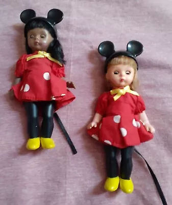 Pair Of 2 Vintage Madame Alexander For McDonald's Mouseketeers 8  Dolls • $10