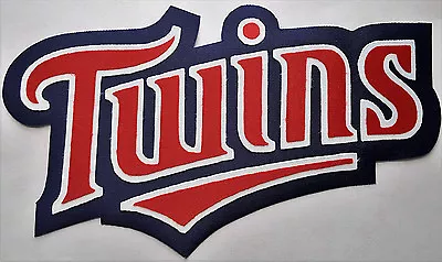 HUGE MINNESOTA TWINS IRON-ON PATCH - 5  X 8.5  • $10.77