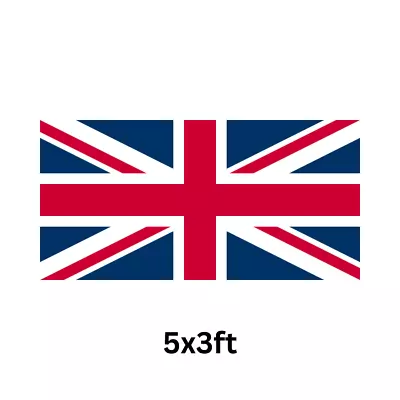 Union Jack Flag 5x3ft - Free Delivery • £5.99