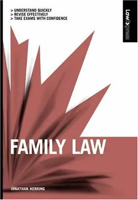 Law Express: Family Law By Herring Jonathan Paperback Book The Cheap Fast Free • £4.49