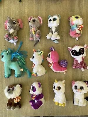Ty Beanie Boos Bundle Bulk Lot Stuffed Animals Plush Soft Toys - Bundle 2 • $19.95
