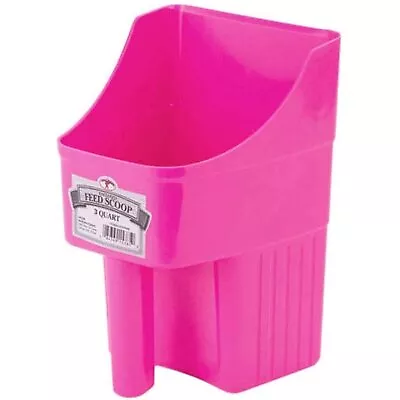 LITTLE GIANT Plastic Enclosed Feed Scoop (Hot Pink) Heavy Duty Durable Stackable • $21.97