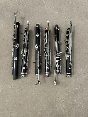 (3) Vito Reso-tone U.s.a. Bass Clarinet For Parts Repair Incomplete • $324.99