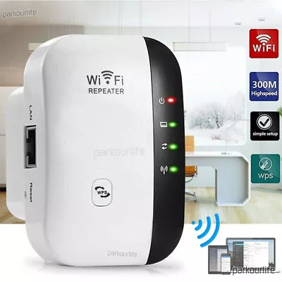 WiFi Blast Wireless Repeater Wi-Fi Range Extender 300Mbps WifiBlast Amplifier UK • £8.29