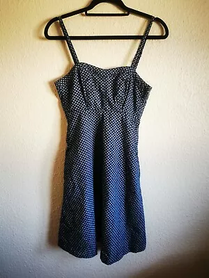 £10 • Buy Levi Size XS Multiway Strap Patterned Denim Dress