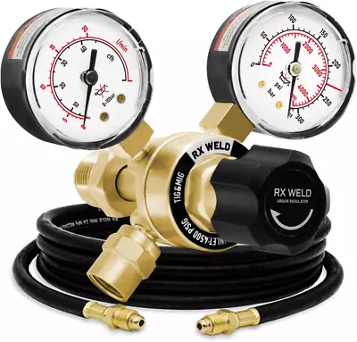 Argon Regulators Gauges Gas Welding Regulator For MIG And TIG CGA580 Inlet Con • $49.35