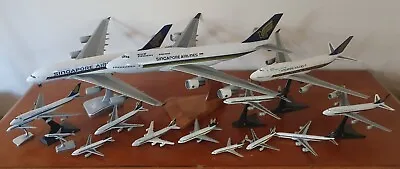 $265 • Buy Collectable Singapore Airlines Model Airplanes X 15 Commercial Airline Lot 4
