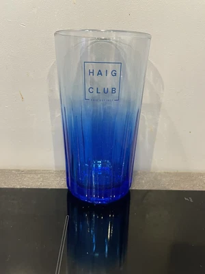 £7.89 • Buy Single Haig Club Whisky Whiskey HiBall Blue Glass Home Bar Pub Beckham 12floz
