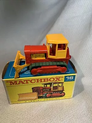 🔥1967 Matchbox Lesney Made In England Near Mint+ W Original Box 16 Case Tractor • $47.99