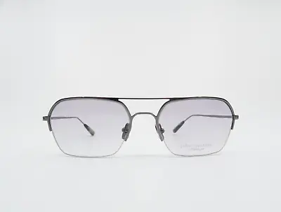 John Varvatos V173 Gunmetal Titanium/Grey Gradient Half Rim New Sunglasses. • $34.99