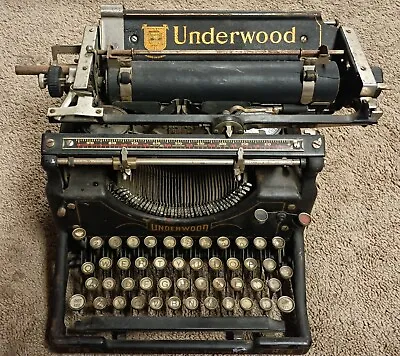 1915 Underwood Typewriter #5 • $150