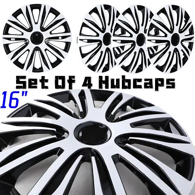 16  Set Of 4 Universal Wheel Rim Cover Hubcaps Snap On Car Truck SUV To R16 Tire • $50.99