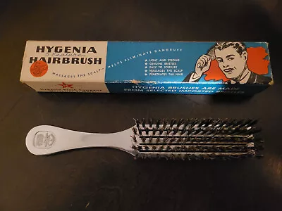 Vintage Hygenia Professional Barber's Aluminum Hair Brush 40's-50's New In Box • $21