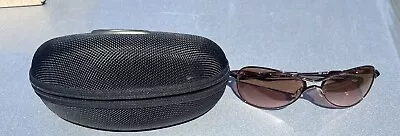 Original Oakley Crosshair Red Metal Sunglasses Aviator With Case • $89