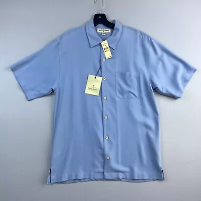 Tommy Bahama Cayman Island Camp Shirt Dress Men Small Short Sleeve Button Silk • $39.99