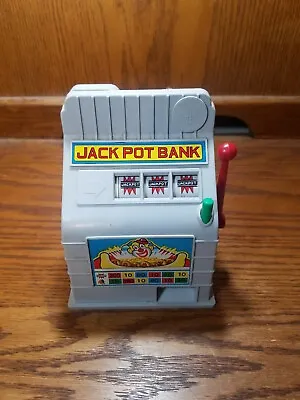 Vintage Kids Jackpot Slot Machine Bank • $5