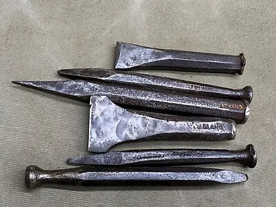 Vintage Collection Of 6 Mason's Chisels • £120