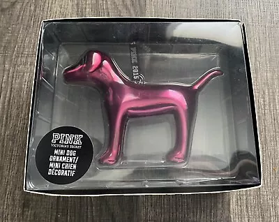Victorias Secret PINK Mini Dog Ornament - 2015 - Pink - Sealed • $12.99